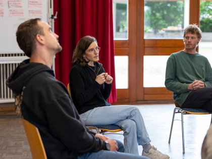 Beratungssituation im Therapiezentrum Br&uuml;ckle